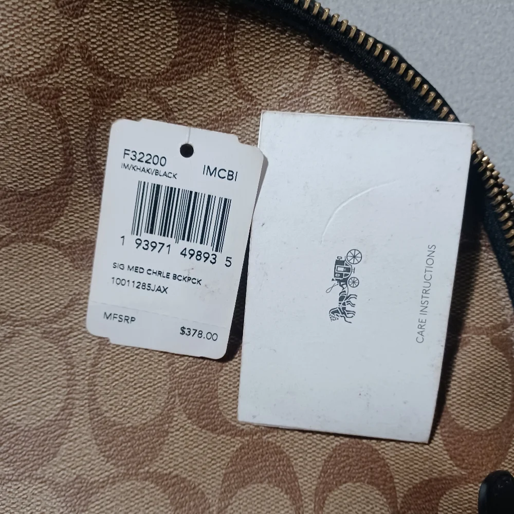 Coach Backpack - Picture 4 of 9